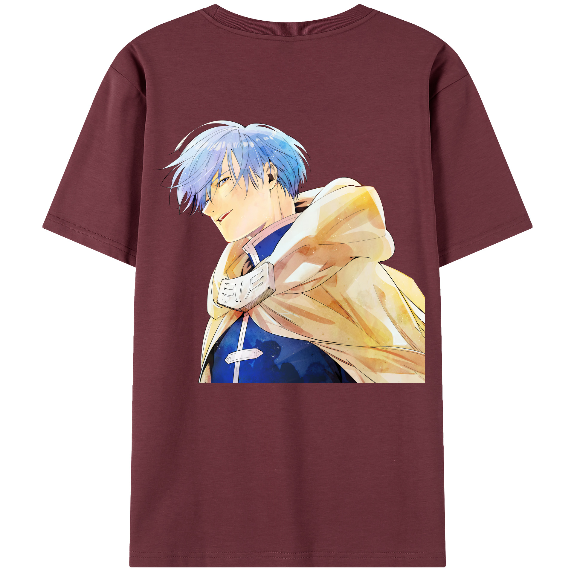 （画像用） 葬送のフリーレン Frieren 綿100％半袖Tシャツ（背面プリント）